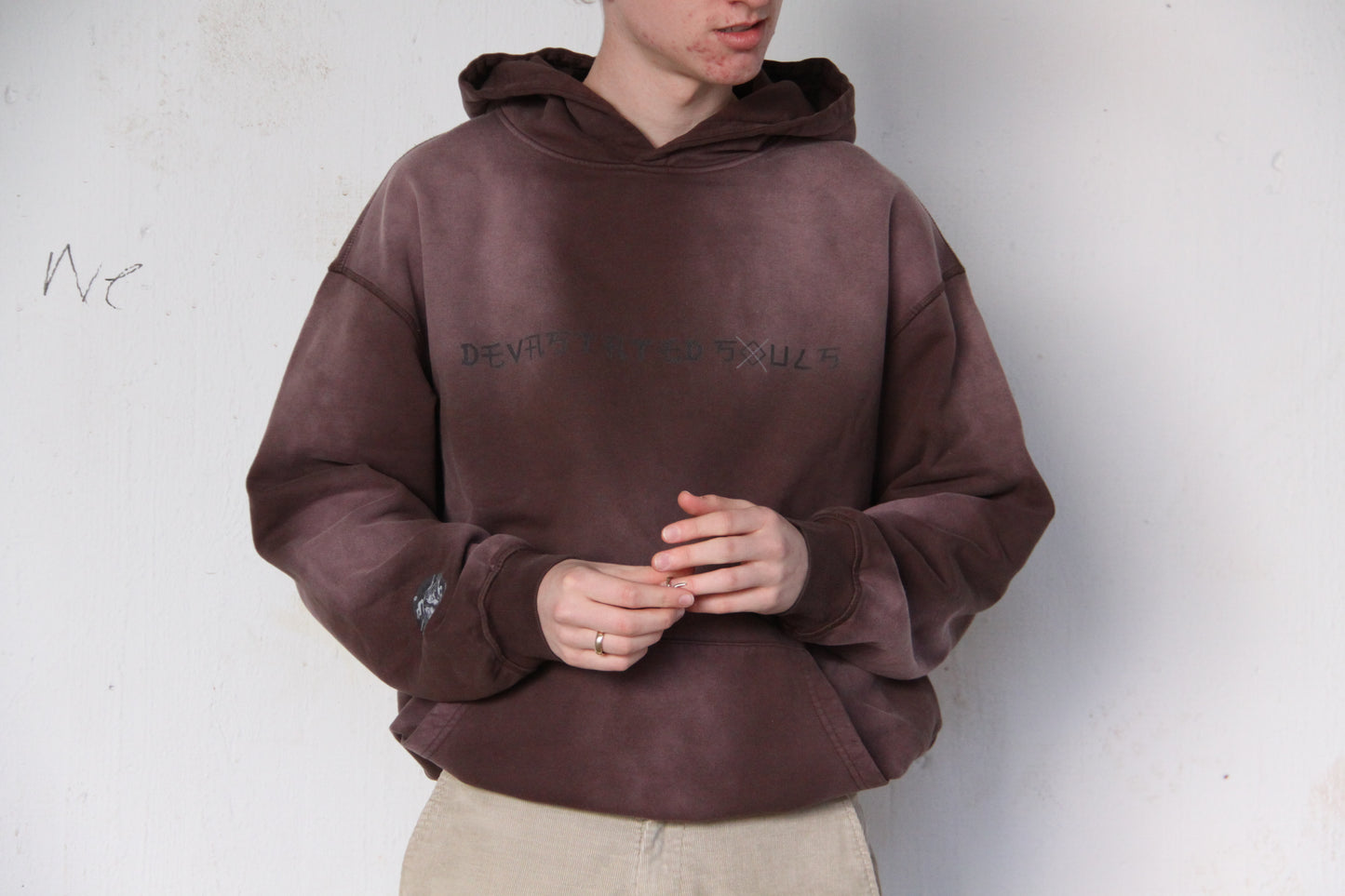 AIM_HIGH loose hoodie
