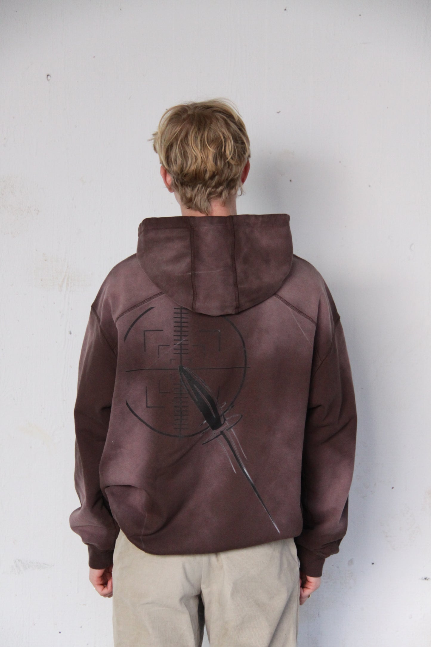 AIM_HIGH loose hoodie