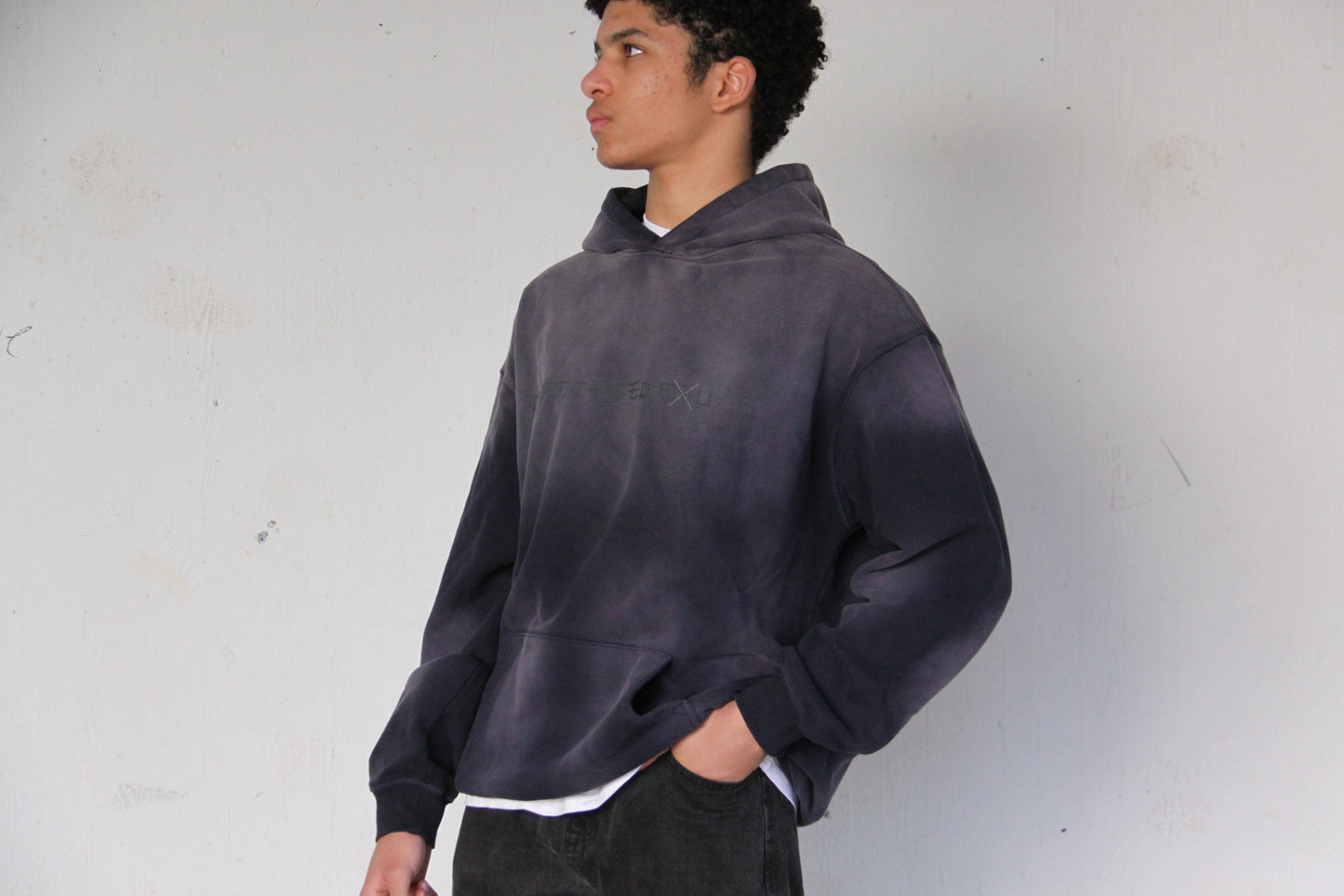 AIM_HIGH loose hoodie