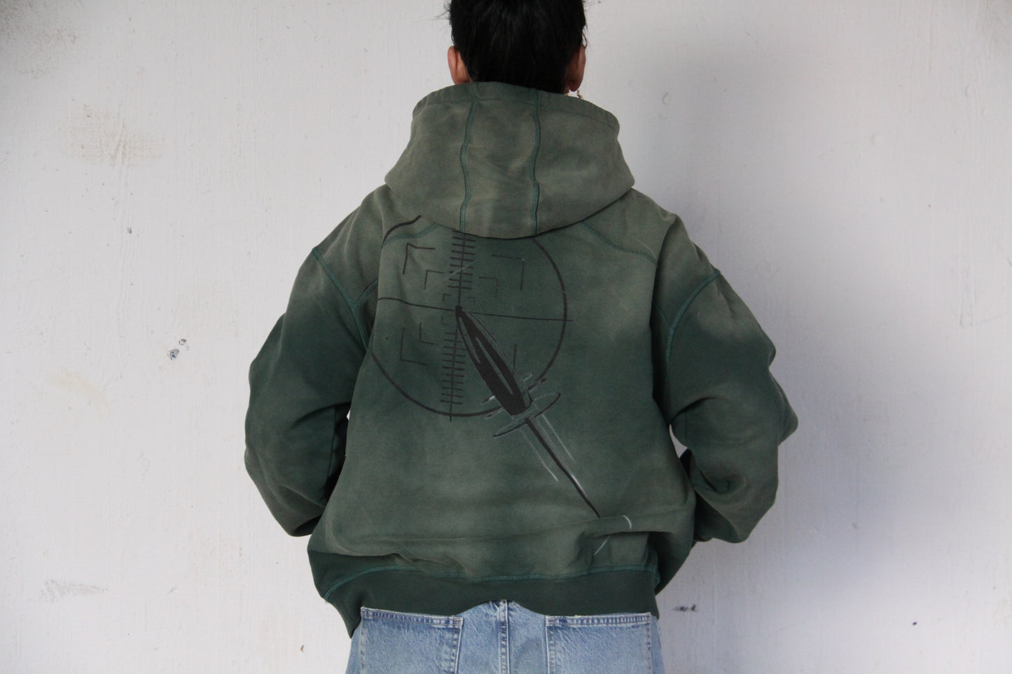 AIM_HIGH loose hoodie