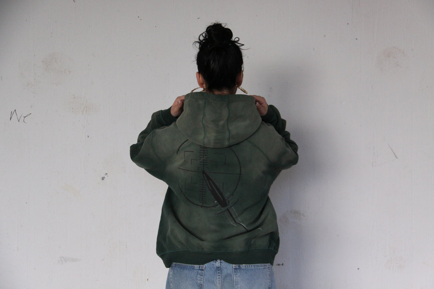 AIM_HIGH loose hoodie